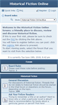 Mobile Screenshot of historicalfictiononline.com