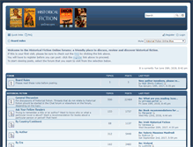Tablet Screenshot of historicalfictiononline.com